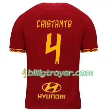 Billige Fotballdrakter AS Roma Cristante 4 Hjemmedraktsett 2019/20 Kortermet